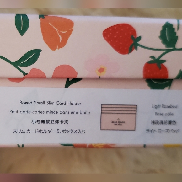 KATE SPADE NEW YORK Madison Card Holder light rose pink Leather Gift NWT, NIB - Picture 6 of 8